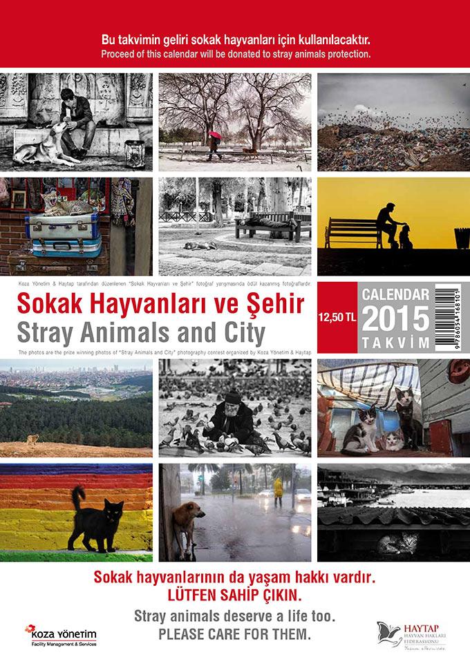 Haytap ’’Sokak Hayvanları ve Şehir Konulu’’ 2015 Masa Takvimleri