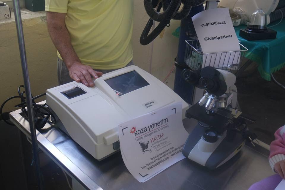 Haytap 2014 Takvim Geliri ile Tatvan Bakımevine Anestezi ve Biyokimya Cihazı, Mikroskop