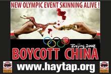 HAYTAP - 2007 yılı Çin ’i  Boykot Eylemlerimiz
